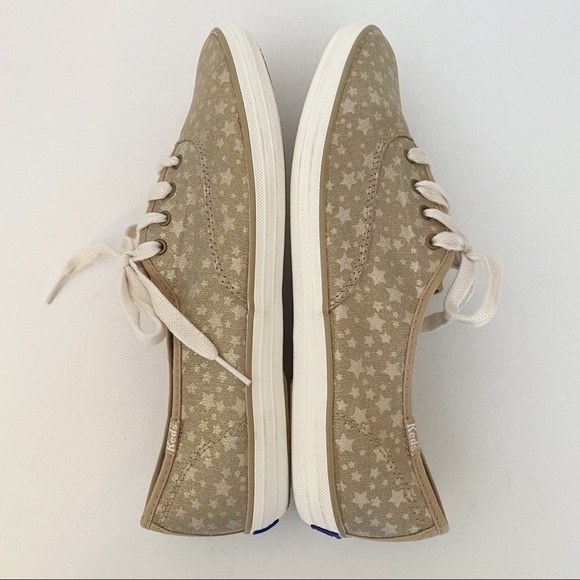 Keds Champion Star Fashion Gold Sneakers - Size 9 - Picture 12 of 14